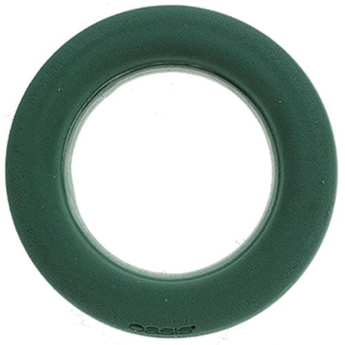 Pierścień z pianki florystycznej Zielony wieniec z pianki Ø42cm 2szt