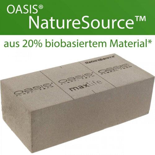 Produkt OASIS® BIOLIT® NatureSource ceglana pianka florystyczna 23cm×11cm×7cm 10 sztuk