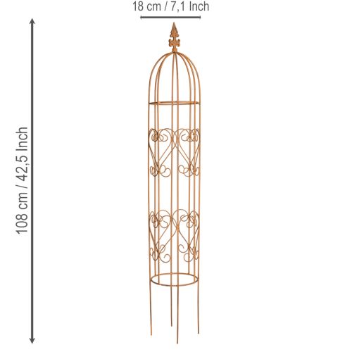 Produkt Kratka ogrodowa, pomoc dla róż i innych roślin pnących, idealna do ogrodu, 108 cm, zestaw 2 szt.