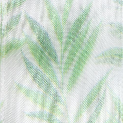 Produkt Wstążka organza, wstążka szyfonowa, zielona wstążka roślinna, 40 mm x 15 m