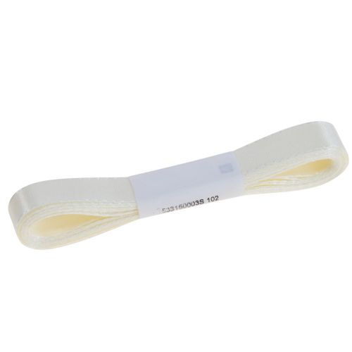 Produkt Wstążka dekoracyjna wstążka prezentowa kremowa krajka 15mm 3m