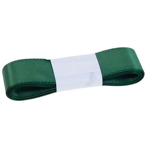 Produkt Wstążka ozdobna zielona wstążka prezentowa krajka ciemnozielona 25mm 3m