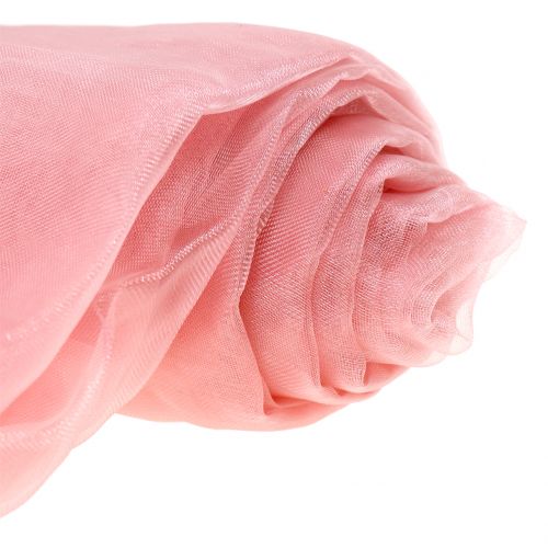 Tkanina dekoracyjna organza stary róż 150cm x 300cm