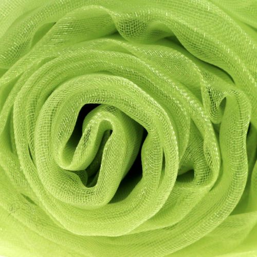 Floristik24 Tkanina dekoracyjna organza zielona 150cm x 300cm