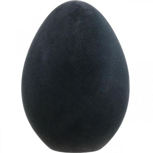 Produkt Pisanka plastikowa czarna jajko Dekoracja wielkanocna flokowana 40cm