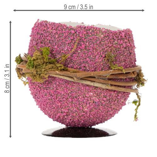 Produkt Miseczka dekoracyjna w kształcie pisanki na wiosenną lub wielkanocną dekorację stołu, 9 cm, 4 sztuki