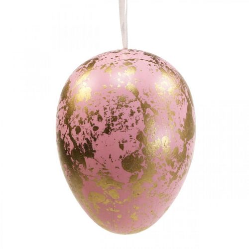 Produkt Pisanka do zawieszenia jajka ozdobne różowe, zielone, złote 15cm 4szt