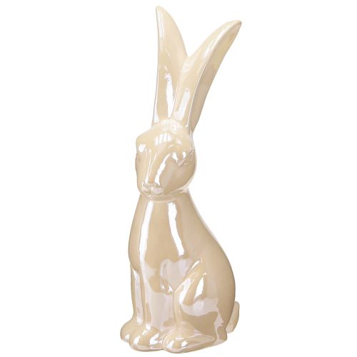 Produkt Zając Wielkanocny Ceramiczny w Beżowym Ceramiczny Zając Duży H49.5cm