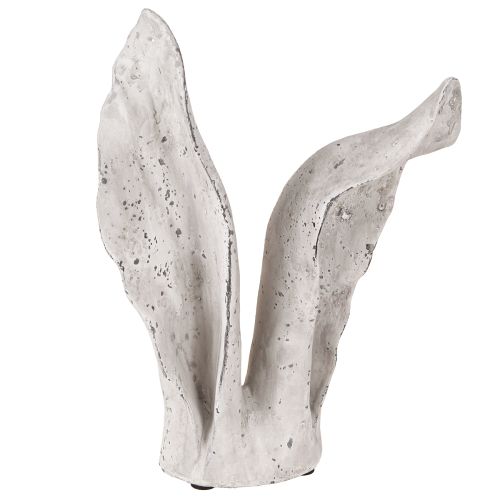 Floristik24 Dekoracja Zając Wielkanocny Uszy Królika Szaro/Biały Shabby Chic H29cm