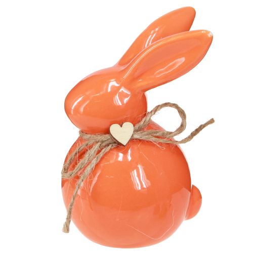 Produkt Zajączki wielkanocne ceramiczne zajączki dekoracyjne kolorowe 5,5×6×9,5cm 4 szt