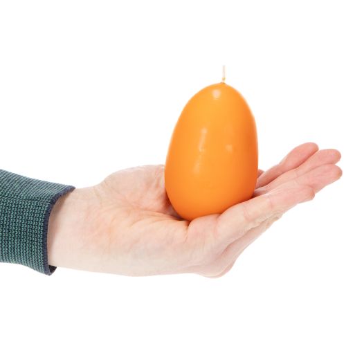 Produkt Świeca w kształcie jajka do dekoracji wielkanocnych, idealna do stworzenia wielkanocnego nastroju w domu, 9cm, 20h, 6 szt.