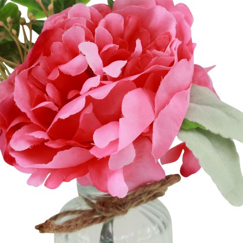 Produkt Dekoracja piwonii w wazonie dekoracja stołu letnia różowa 20cm