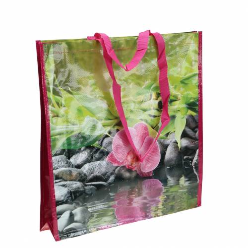 Produkt Torba na zakupy z uchwytami Happiness plastic 38×10×40cm