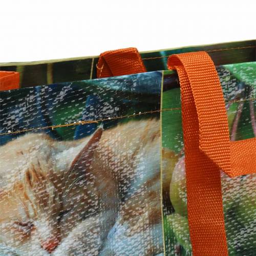 Floristik24 Torba na zakupy z uchwytami piknik plastik 45×20×44cm