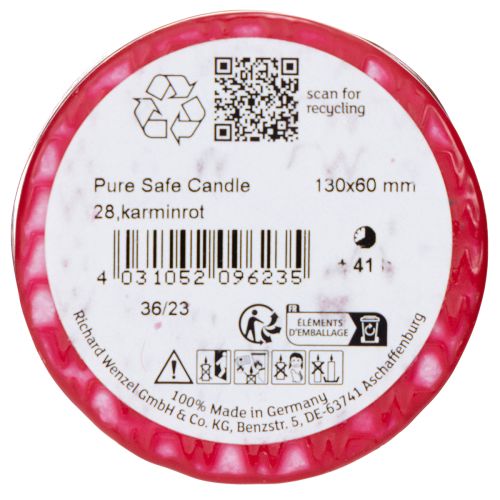 Produkt Świeca filarowa PURE z naturalnego wosku dla przytulnej atmosfery 13 cm