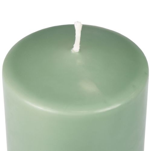 Produkt Świeca okrągła PURE zielone szmaragdowe świece Wenzel 130/70mm