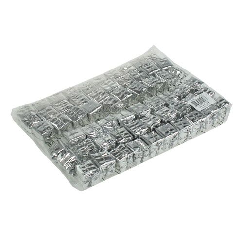 Opakowanie na drucie srebrny 2.5cm 60szt | Floristik24.pl