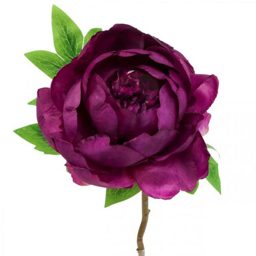 Floristik24 Paeonia, sztuczny kwiat piwonii Różowa piwonia Ø11cm dł.45cm