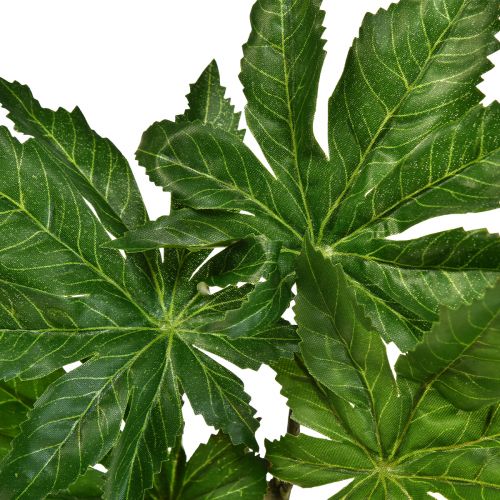 Liście papai sztuczna gałąź dekoracyjna sztuczna roślina zielona 40cm