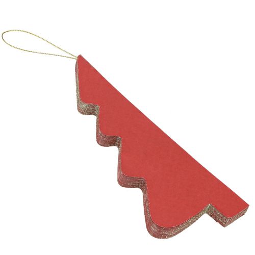 Produkt Papierowa choinka Bordeaux Świąteczna zawieszka wys. 20cm