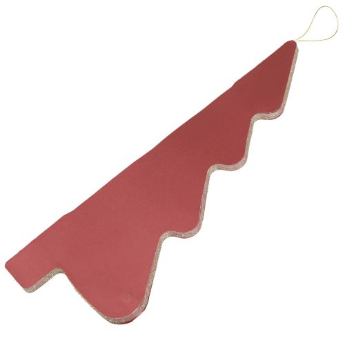 Produkt Choinka papierowa do zawieszenia Bordeaux W40cm 2szt