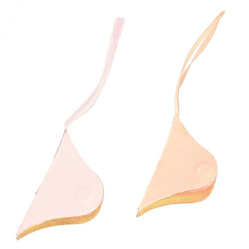 Produkt Ozdoby świąteczne papierowe cebula różowa morela Ø8cm 4 szt