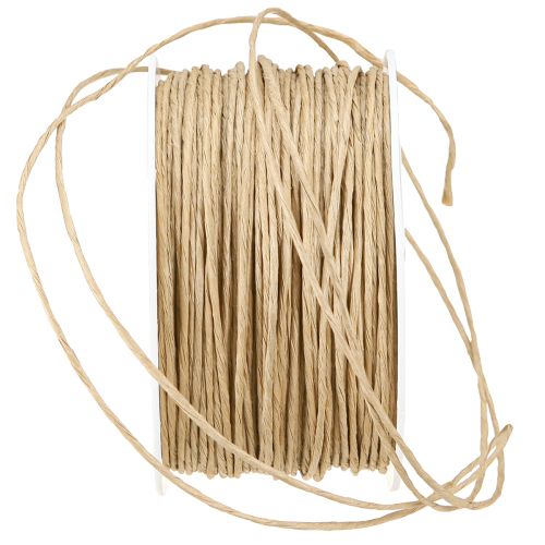 Produkt Drut papierowy owinięty drutem Ø2mm 100m naturalny