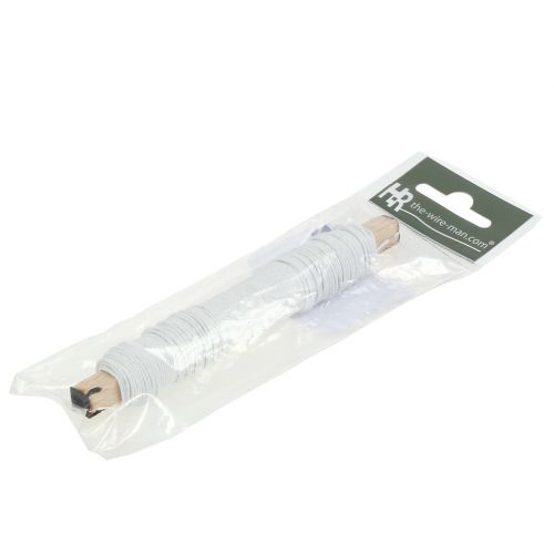 Produkt Drut ze sznurka papierowego owinięty Ø0,8mm 22m biały