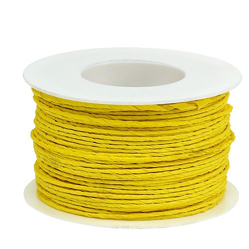 Produkt Drut papierowy owinięty Ø2mm 100m żółtym