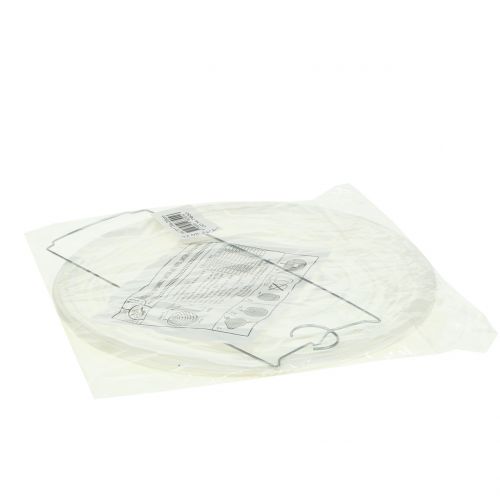 Floristik24 Lampion papierowy biały Ø20cm