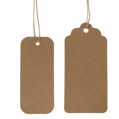 Floristik24 Tabliczka prezentowa papierowa 9,5/8cm 100 szt