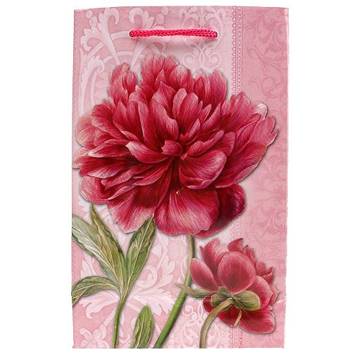 Floristik24 Torebka papierowa Dahlia 12cm x19cm Różowa