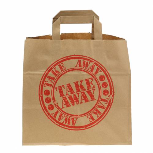 Produkt Torba papierowa na wynos 26cm x 17cm x 25cm 25 szt