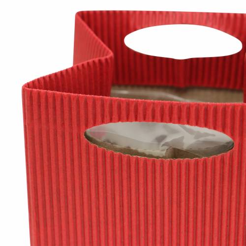 Produkt Donica doniczkowa w torbie papierowej czerwona 12cm 12 szt
