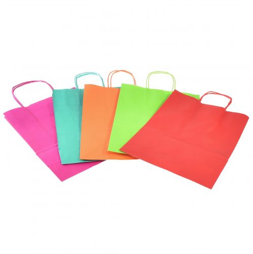 Produkt Torba papierowa na zakupy Torba prezentowa 23x12x30cm kolorowa 30 szt