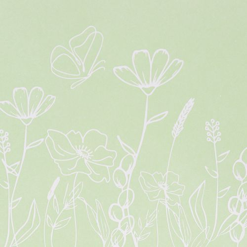 Produkt Torebka prezentowa z kwiatowym wzorem, mała torebka prezentowa na specjalne okazje, 12 cm, 12 sztuk