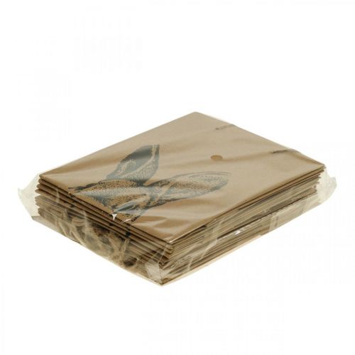 Produkt Torba na prezenty Wielkanocna torba papierowa króliczek brązowy 12×6×15cm 8 szt