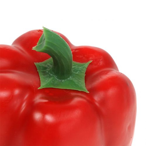 Floristik24 Papryka sztuczna czerwona 8cm 4szt