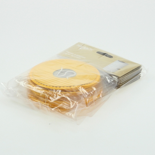 Floristik24 Pociąg Latarnia Żółta Ø10cm W13cm 8szt