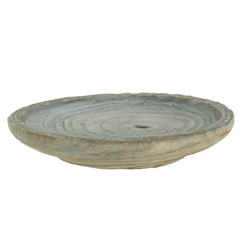 Floristik24 Talerz dekoracyjny Paulownia drewno Ø22cm