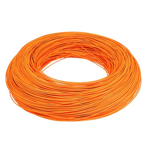 Floristik24 Laska rattanowa jasnopomarańczowa Ø1,3mm 250g