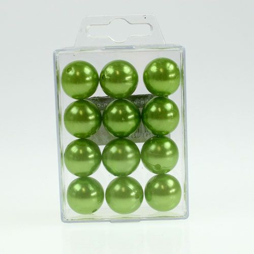Produkt Koraliki ozdobne Ø2cm zielone jabłko 12 szt