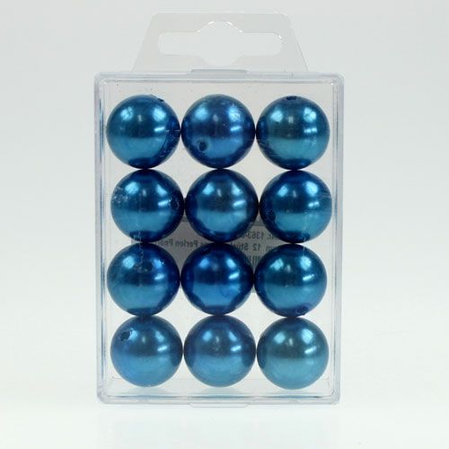 Produkt Koraliki ozdobne Ø2cm niebieskie 12 szt