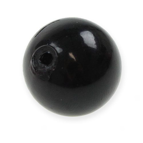 Produkt Koraliki ozdobne Ø2cm czarne 12 szt