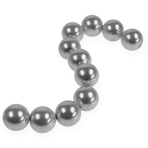 Produkt Koraliki ozdobne Ø2cm srebrne 12 szt