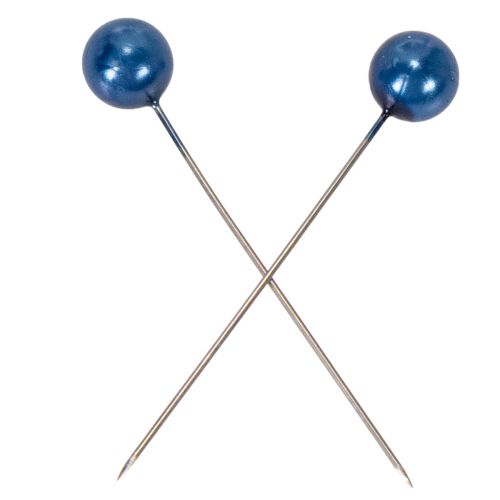 Produkt Szpilki z łbem perłowym Niebieskie Ø10mm 60mm