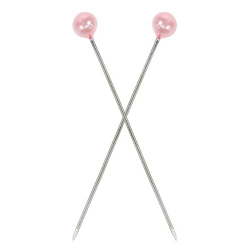 Produkt Igły z główką perłową różowe Ø4mm 4cm 150 szt