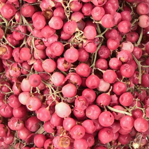 Produkt Wianek z papryki, wianek z owoców różowego pieprzu, suszony wianek Ø30cm