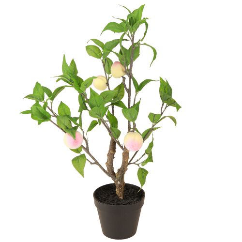 Produkt Brzoskwinia w doniczce z 4 owocami Sztuczna H53cm