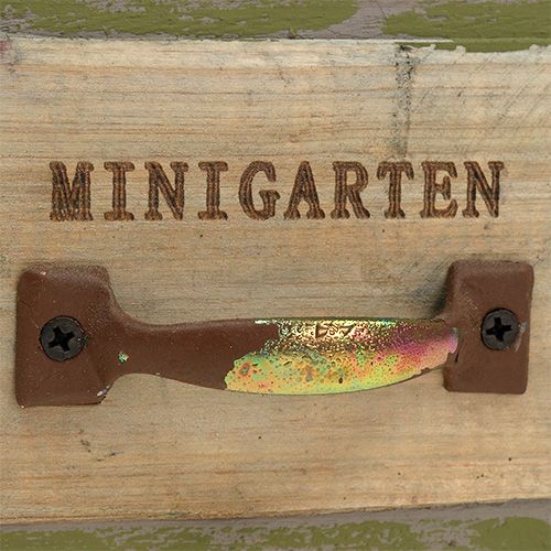 Floristik24 Szuflada na rośliny drewno 11,5cm x 11cm